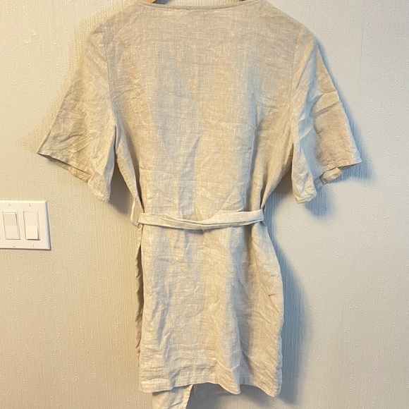 Linen Mini Dress - Picture 6 of 6